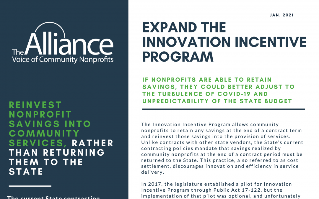 Expand the Innovation Incentive Program